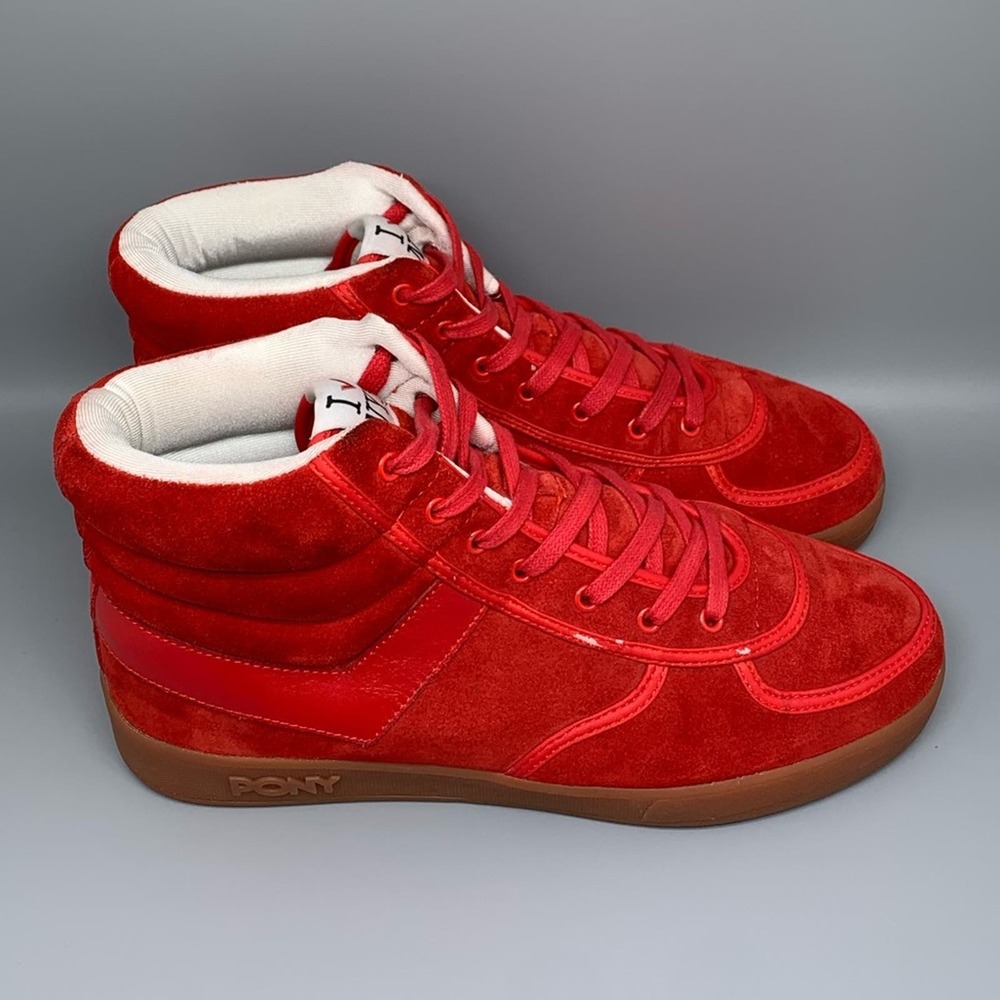 Pony x Atmos Slam Dunk I Love NY Suede Shoes‎ Men’s Sz 11